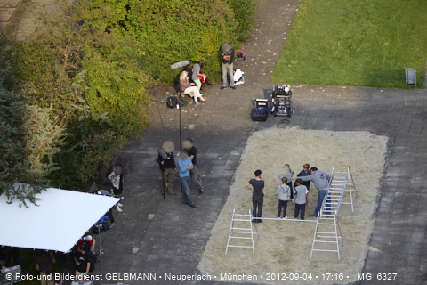 04.09.2012 - Filmaufnahmen bei uns im Karl-Marx-Ring 52-62