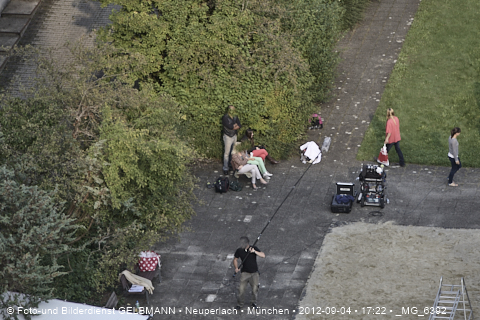 04.09.2012 - Filmaufnahmen bei uns im Karl-Marx-Ring 52-62