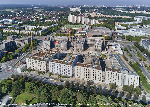 19.09.2021 - unser PerlachPlaza in Neuperlach ist noch im Aufbau
