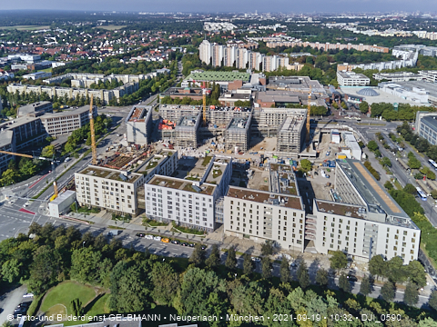 19.09.2021 - unser PerlachPlaza in Neuperlach ist noch im Aufbau