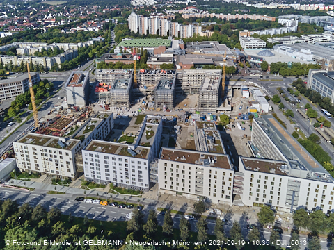 19.09.2021 - unser PerlachPlaza in Neuperlach ist noch im Aufbau