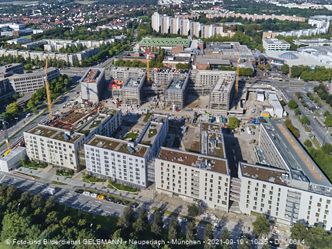 19.09.2021 - unser PerlachPlaza in Neuperlach ist noch im Aufbau