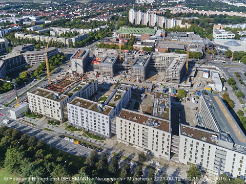 19.09.2021 - unser PerlachPlaza in Neuperlach ist noch im Aufbau