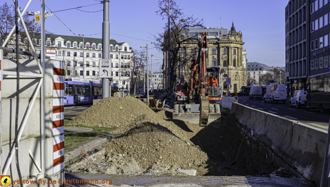 Gleisbauarbeiten am Sendlinger Tor und am Stachus